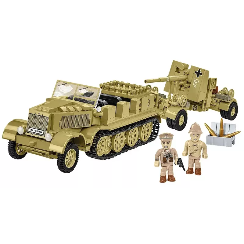 Zestaw konstrukcyjny Cobi Blocks Sd.Kfz.8 holujący 8.8 cm Flak 36, 975 elementów
