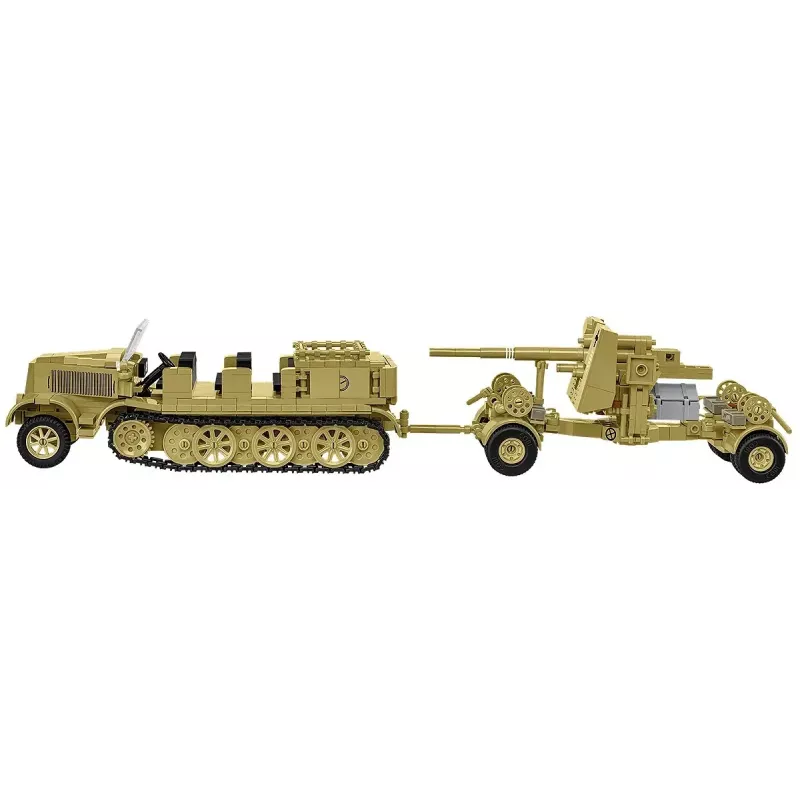 Zestaw konstrukcyjny Cobi Blocks Sd.Kfz.8 holujący 8.8 cm Flak 36, 975 elementów