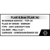 Zestaw konstrukcyjny Cobi Blocks Sd.Kfz.8 holujący 8.8 cm Flak 36, 975 elementów