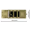 Zestaw konstrukcyjny Cobi Blocks Sd.Kfz.8 holujący 8.8 cm Flak 36, 975 elementów