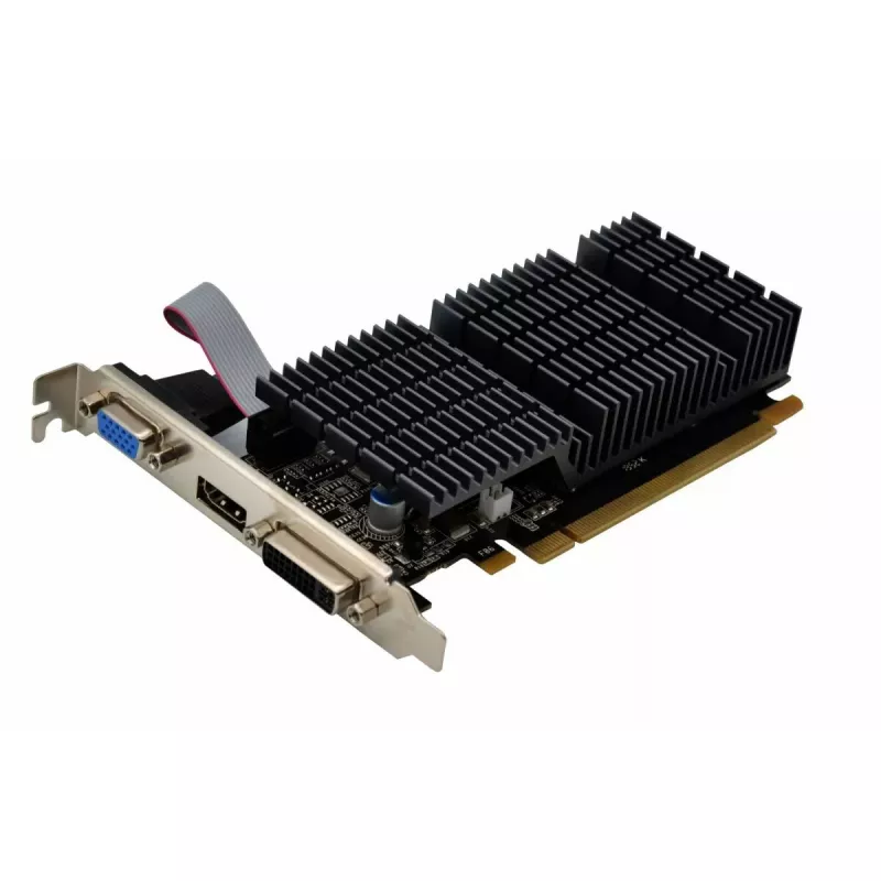 Karta graficzna AFOX Radeon HD 6450 2 GB DDR3 64-bitowa DVI HDMI VGA niskoprofilowa pasywna AF6450-2048D3L9-V2