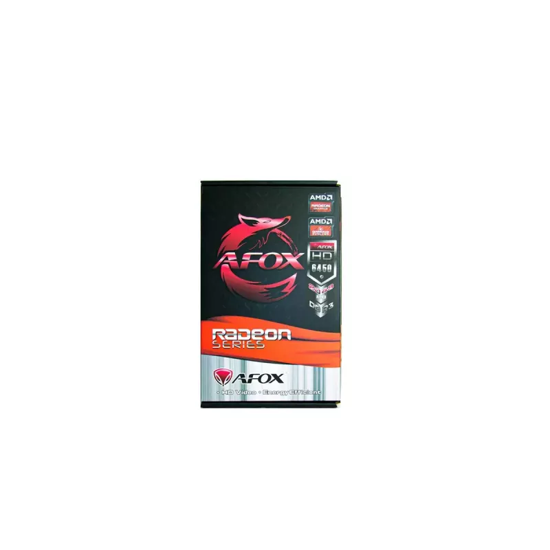 Karta graficzna AFOX Radeon HD 6450 2 GB DDR3 64-bitowa DVI HDMI VGA niskoprofilowa pasywna AF6450-2048D3L9-V2