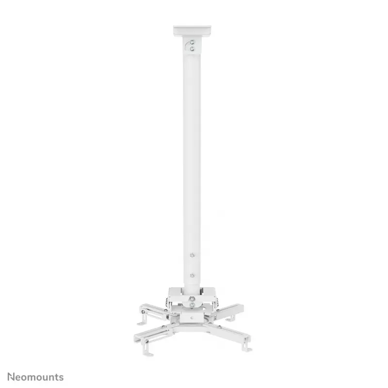 Neomounts CL25-550WH1 uchwyt sufitowy do projektora - wys. 74,5-114,5 cm - łatwy montaż - pełny zakres ruchu