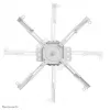 Neomounts CL25-550WH1 uchwyt sufitowy do projektora - wys. 74,5-114,5 cm - łatwy montaż - pełny zakres ruchu