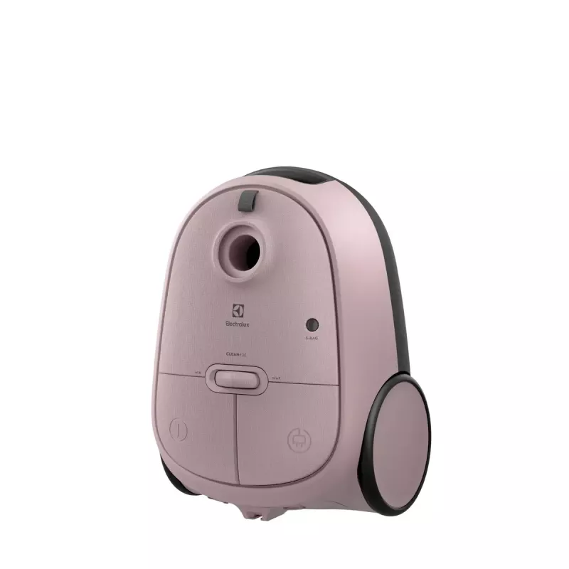 Odkurzacz cylindryczny Electrolux EB61CWPTD — 850 W, worek na kurz 3,5 l, czyszczenie na sucho, różowy