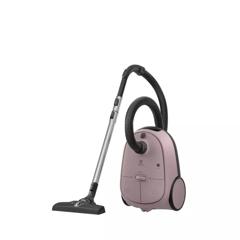 Odkurzacz cylindryczny Electrolux EB61CWPTD — 850 W, worek na kurz 3,5 l, czyszczenie na sucho, różowy