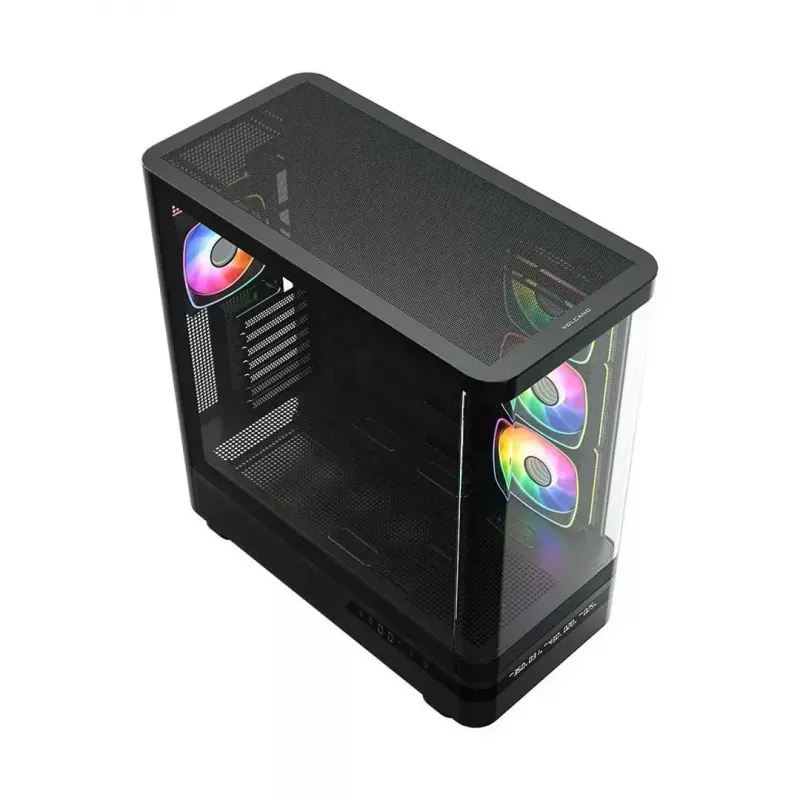 Obudowa komputerowa MODECOM VOLCANO AQ200 ARGB MIDI czarna
