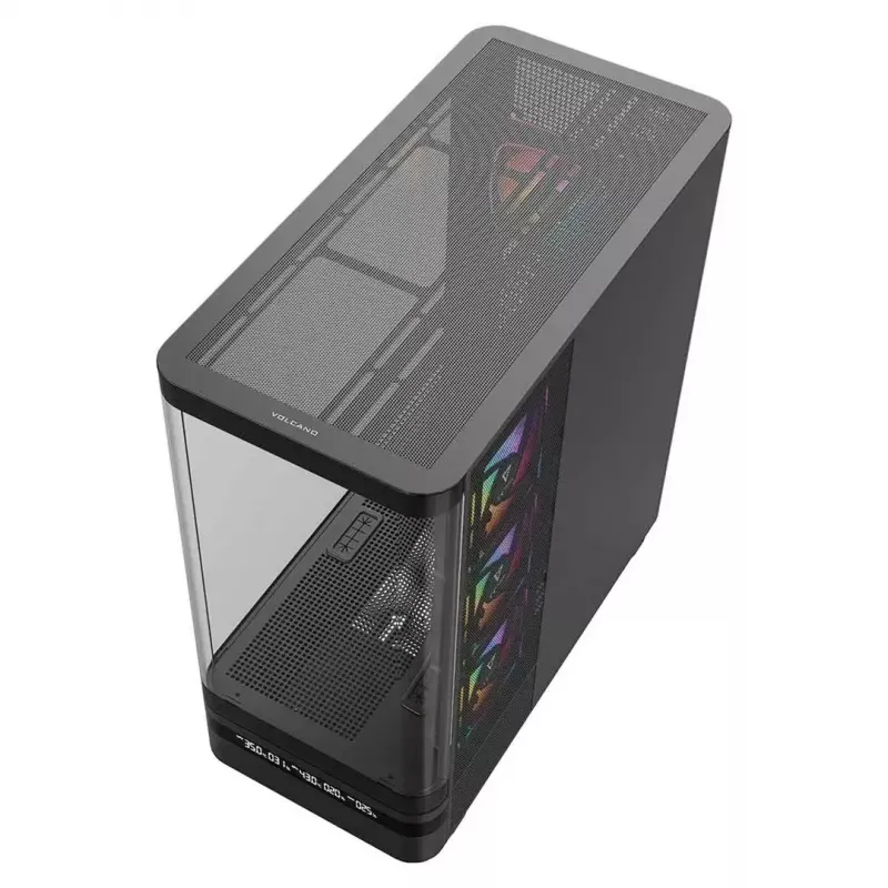 Obudowa komputerowa MODECOM VOLCANO AQ200 ARGB MIDI czarna
