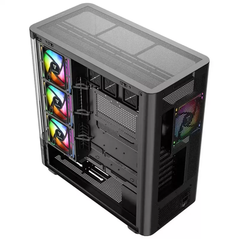 Obudowa komputerowa MODECOM VOLCANO AQ200 ARGB MIDI czarna