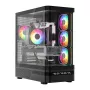 Obudowa komputerowa MODECOM VOLCANO AQ200 ARGB MIDI czarna