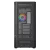 Obudowa komputerowa MODECOM VOLCANO AQ400 ARGB MIDI Czarna — MODECOM MC-A-AQ400-4FA-B