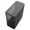 Obudowa komputerowa MODECOM VOLCANO AQ400 ARGB MIDI Czarna — MODECOM MC-A-AQ400-4FA-B