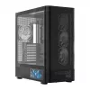 Obudowa komputerowa MODECOM VOLCANO AQ400 ARGB MIDI Czarna — MODECOM MC-A-AQ400-4FA-B