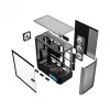 Obudowa komputerowa MODECOM VOLCANO AQ400 ARGB MIDI Czarna — MODECOM MC-A-AQ400-4FA-B