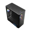 Obudowa komputerowa MODECOM VOLCANO AQ400 ARGB MIDI Czarna — MODECOM MC-A-AQ400-4FA-B