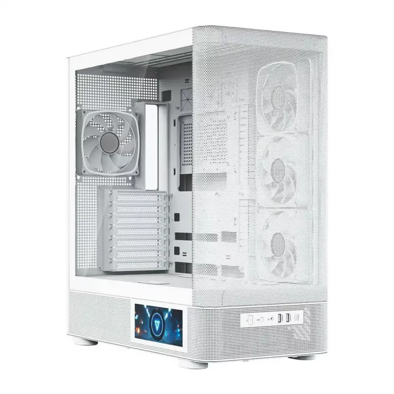 MODECOM VOLCANO AQ400 ARGB MIDI obudowa komputerowa typu tower, biała