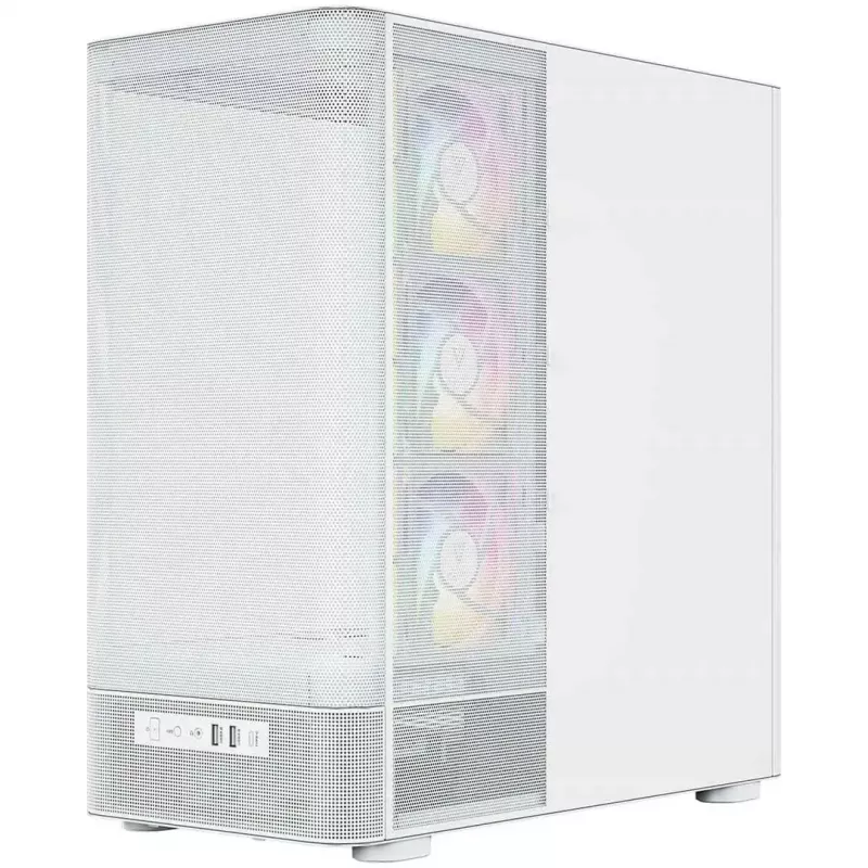 MODECOM VOLCANO AQ400 ARGB MIDI obudowa komputerowa typu tower, biała
