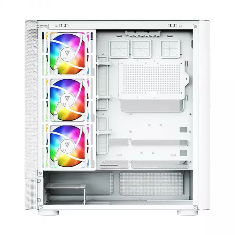 MODECOM VOLCANO AQ400 ARGB MIDI obudowa komputerowa typu tower, biała