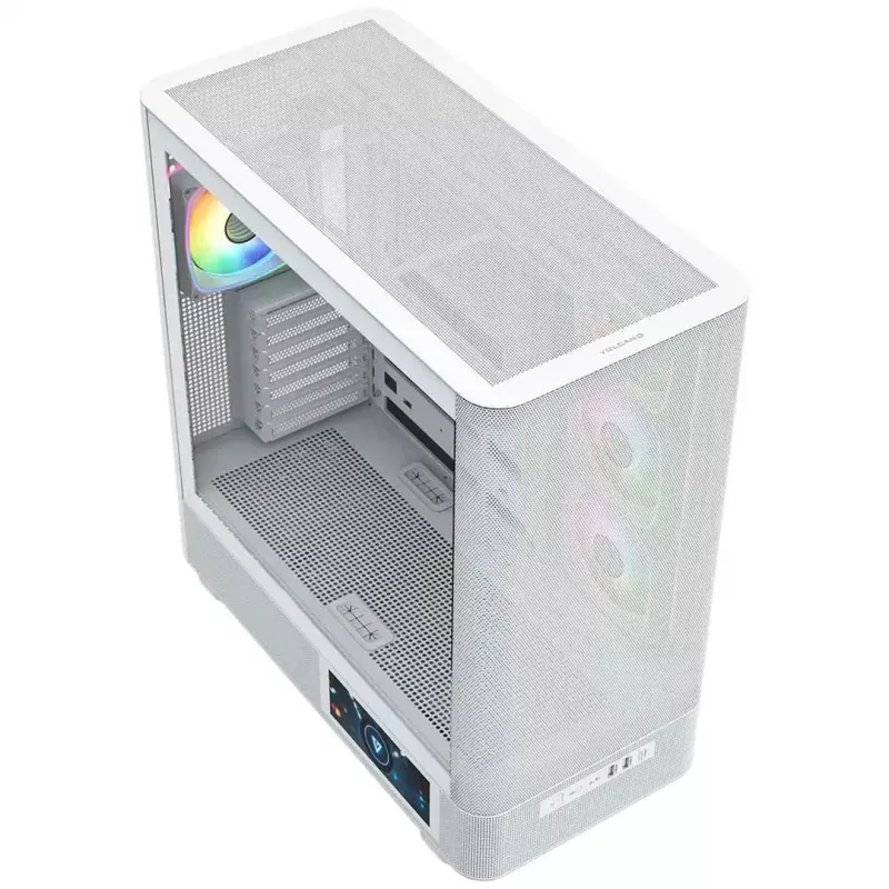 MODECOM VOLCANO AQ400 ARGB MIDI obudowa komputerowa typu tower, biała