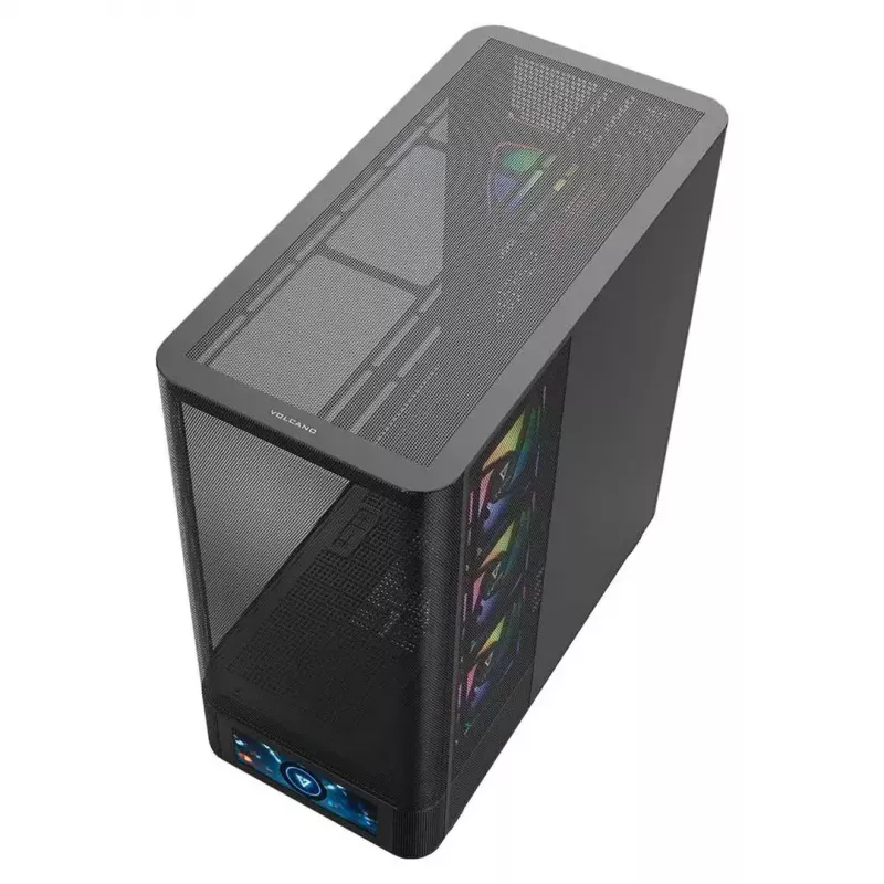 Obudowa komputerowa MODECOM VOLCANO AQ500 ARGB MIDI czarna