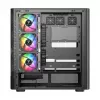 Obudowa komputerowa MODECOM VOLCANO AQ500 ARGB MIDI czarna
