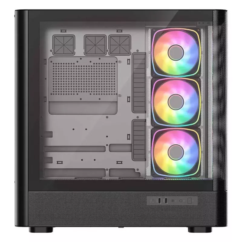 Obudowa komputerowa MODECOM VOLCANO AQ500 ARGB MIDI czarna