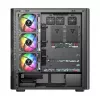 Obudowa komputerowa MODECOM VOLCANO AQ500 ARGB MIDI czarna