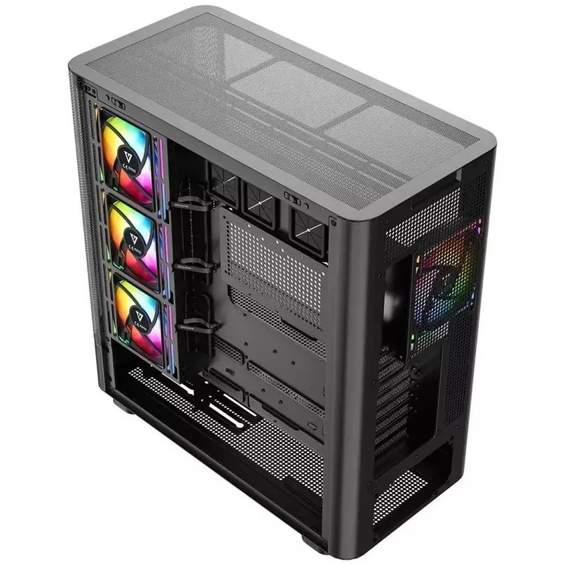 Obudowa komputerowa MODECOM VOLCANO AQ500 ARGB MIDI czarna