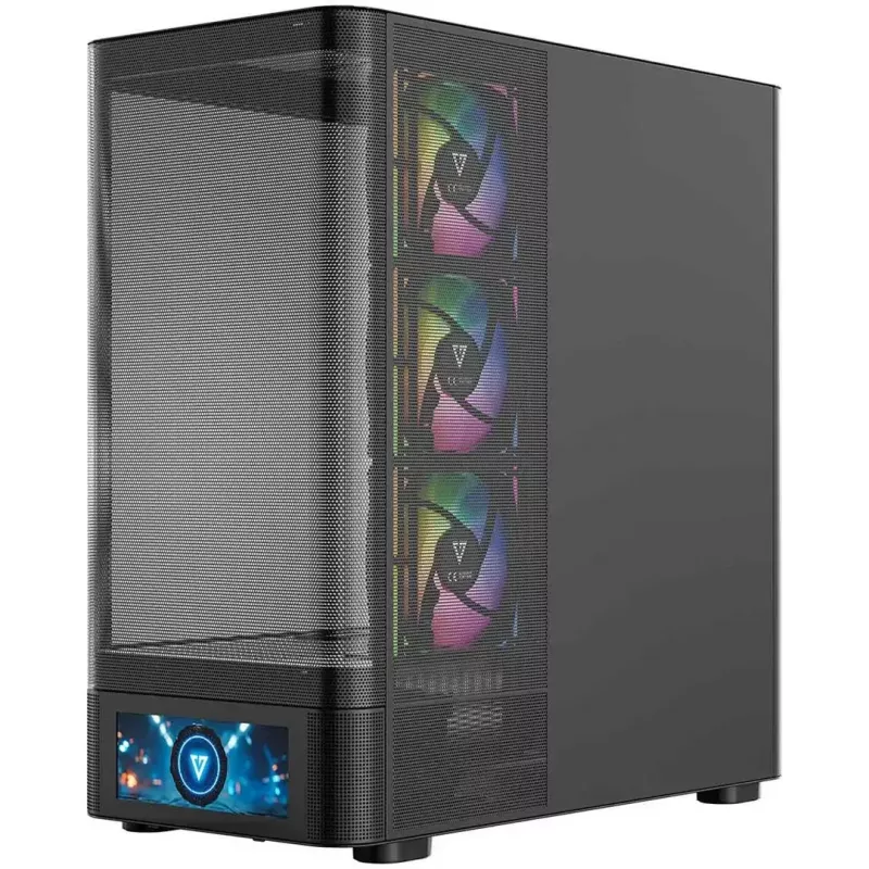 Obudowa komputerowa MODECOM VOLCANO AQ500 ARGB MIDI czarna