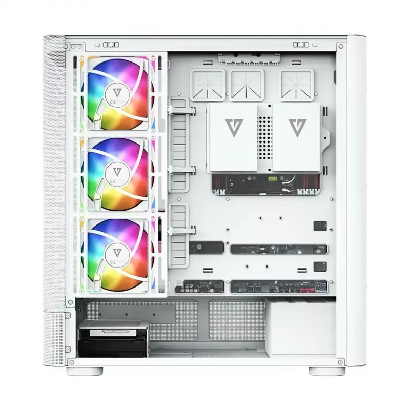 Obudowa komputerowa MODECOM VOLCANO AQ500 ARGB MIDI biała