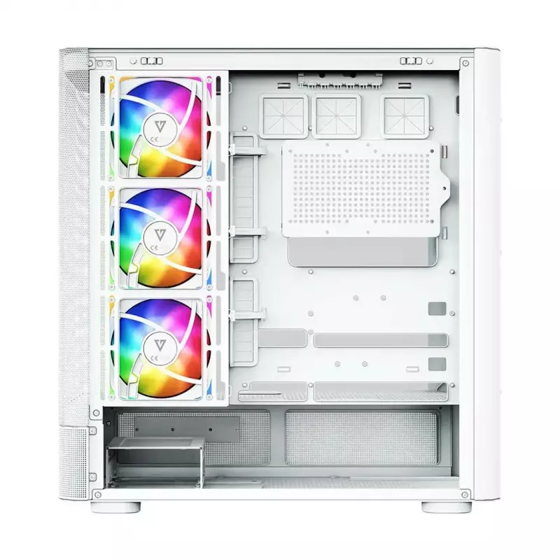 Obudowa komputerowa MODECOM VOLCANO AQ500 ARGB MIDI biała