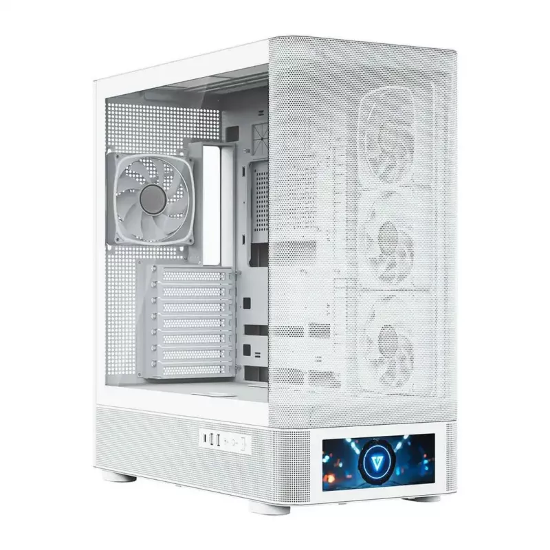 Obudowa komputerowa MODECOM VOLCANO AQ500 ARGB MIDI biała