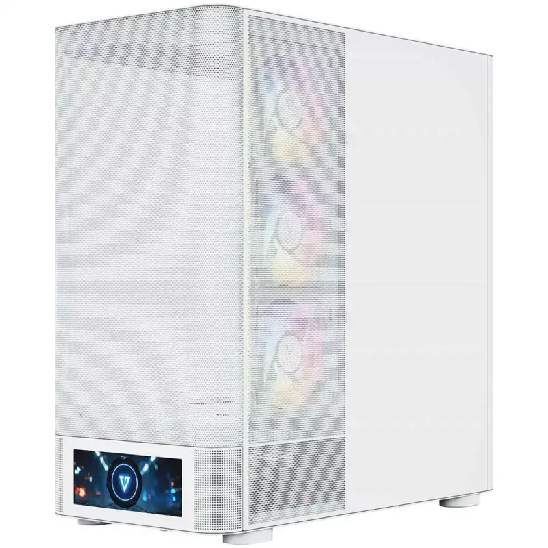 Obudowa komputerowa MODECOM VOLCANO AQ500 ARGB MIDI biała