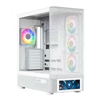 Obudowa komputerowa MODECOM VOLCANO AQ500 ARGB MIDI biała