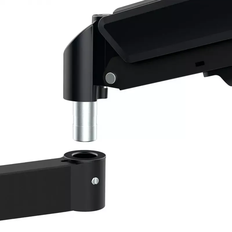 Uchwyt do monitora MACLEAN MC-137 — sprężynowy, na 3 monitory 17–27 cali, 2–8 kg każdy, czarny
