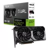 Karta graficzna ASUS GeForce RTX 5060 Ti Dual — 8 GB GDDR7, 128-bit, PCIe 5.0, chłodzenie aktywne (2 wentylatory), maks. 7680×4320