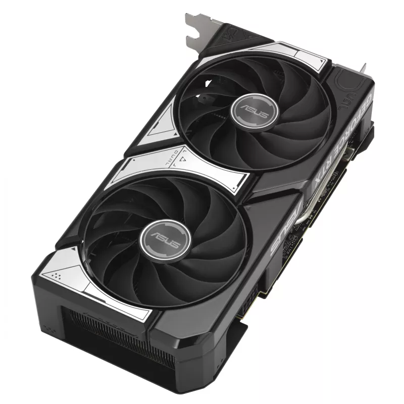 Karta graficzna ASUS GeForce RTX 5060 Ti Dual — 8 GB GDDR7, 128-bit, PCIe 5.0, chłodzenie aktywne (2 wentylatory), maks. 7680×4320