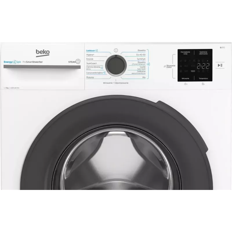 Pralka BEKO BM3WFU39215WAR 9 kg, Klasa efektywności energetycznej A