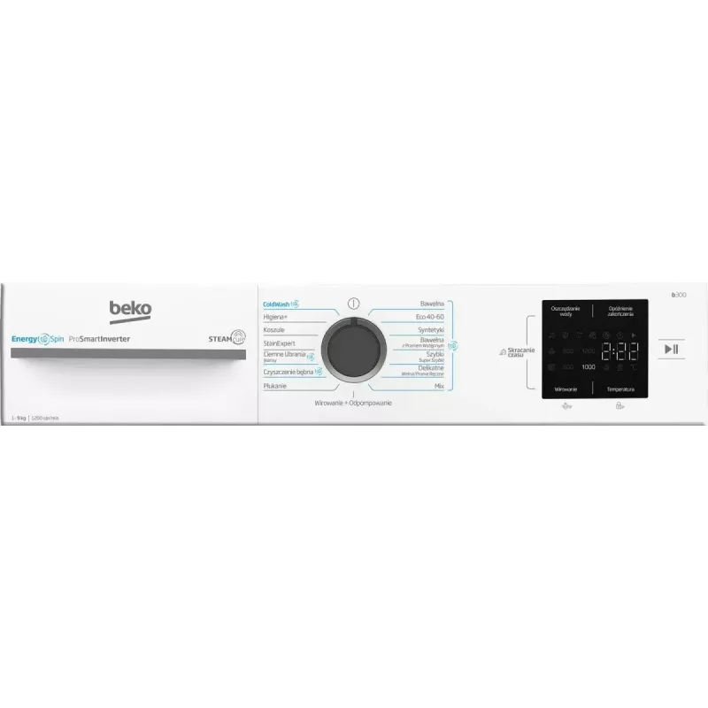 Pralka BEKO BM3WFU39215WAR 9 kg, Klasa efektywności energetycznej A