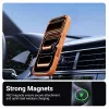 Etui Crong Hybrid Matte Magnetic MagSafe do iPhone 17 Pro — PC+TPU, półprzezroczysty pomarańczowy