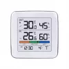 Bezprzewodowa stacja pogodowa GreenBlue GB169 — temperatura i wilgotność wewnątrz/na zewnątrz, zegar, alarm, zasięg do 60 m, wybór °C/°F