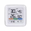 Bezprzewodowa stacja pogodowa GreenBlue GB169 — temperatura i wilgotność wewnątrz/na zewnątrz, zegar, alarm, zasięg do 60 m, wybór °C/°F
