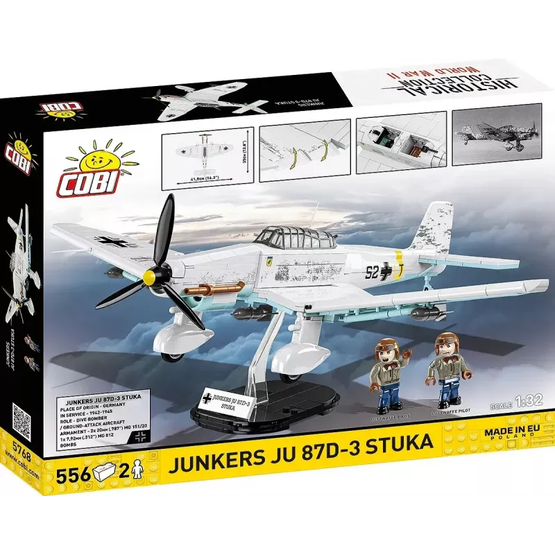 Cobi Blocks Junkers JU 87D-3 Stuka zestaw konstrukcyjny 556 elementów
