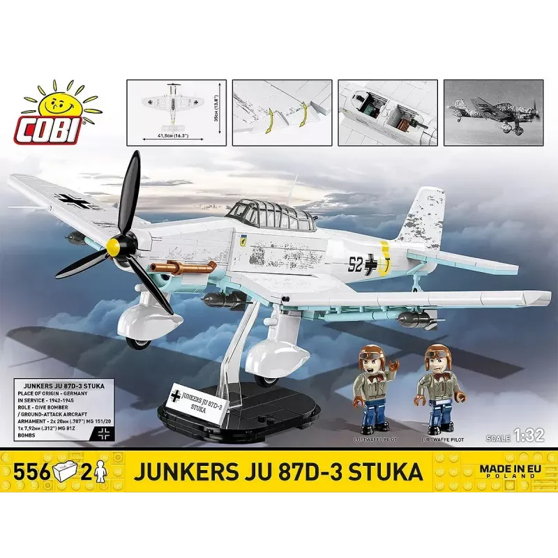 Cobi Blocks Junkers JU 87D-3 Stuka zestaw konstrukcyjny 556 elementów