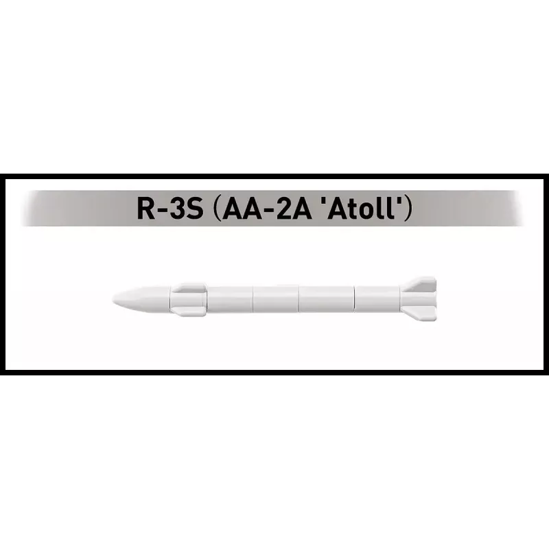 Klocki konstrukcyjne Cobi Mig-21 MF 381 klocków zestaw — model zabawki do złożenia