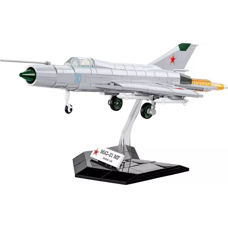 Klocki konstrukcyjne Cobi Mig-21 MF 381 klocków zestaw — model zabawki do złożenia