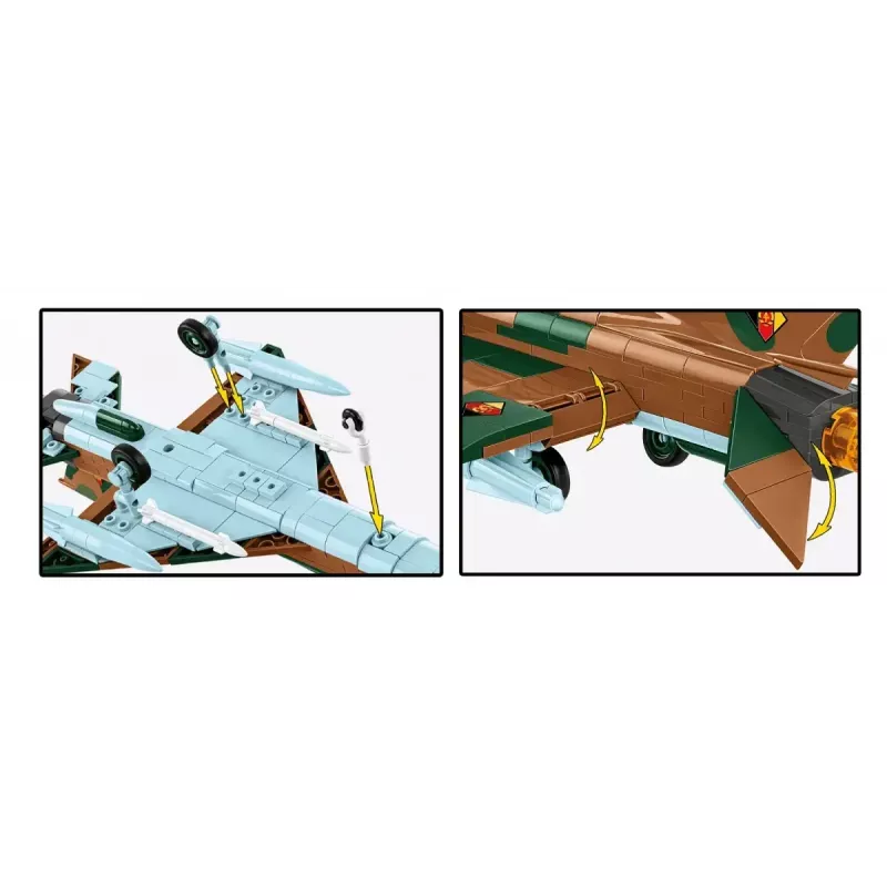 Zestaw modelarski Cobi MiG-21 396 elementów – zestaw konstrukcyjny Cobi Blocks