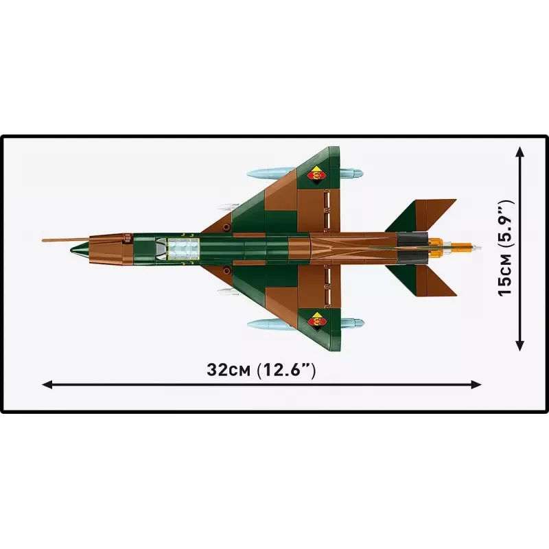 Zestaw modelarski Cobi MiG-21 396 elementów – zestaw konstrukcyjny Cobi Blocks