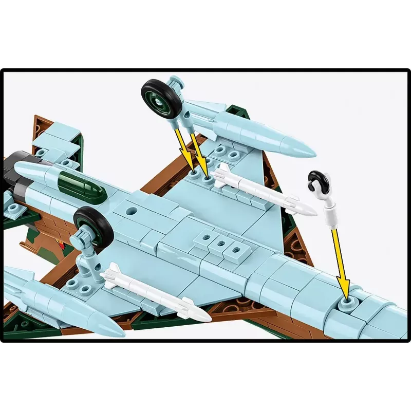 Zestaw modelarski Cobi MiG-21 396 elementów – zestaw konstrukcyjny Cobi Blocks