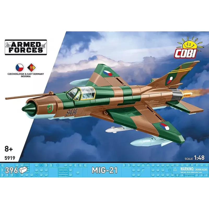 Zestaw modelarski Cobi MiG-21 396 elementów – zestaw konstrukcyjny Cobi Blocks